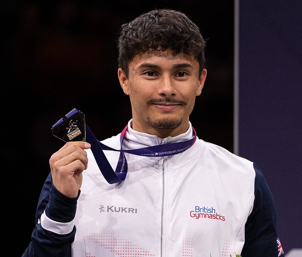 Jake Jarman at the 2022 European Championships in Munich